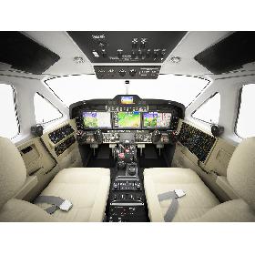 Beechcraft King Air c90gtx interior 3D model